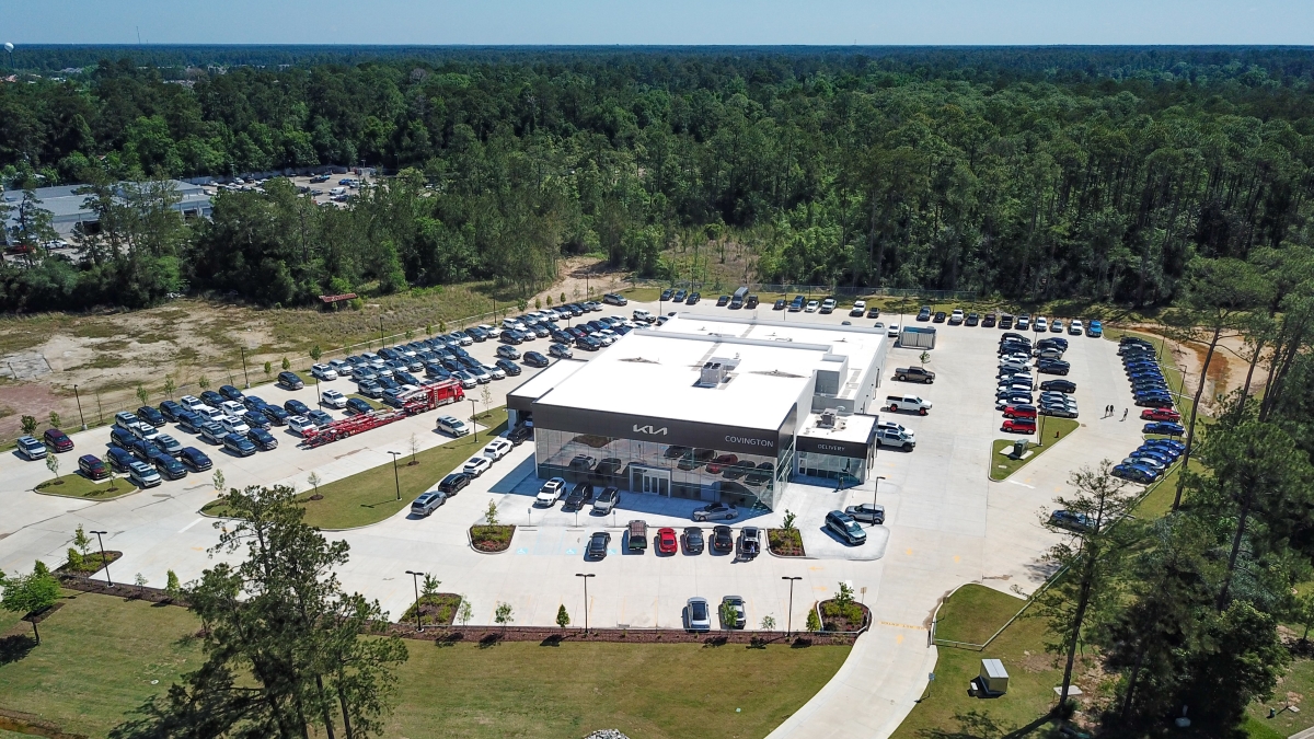 KIA of Covington Aerial Shot